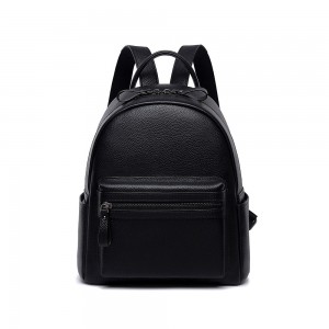 Женский кожаный рюкзак Esther черный