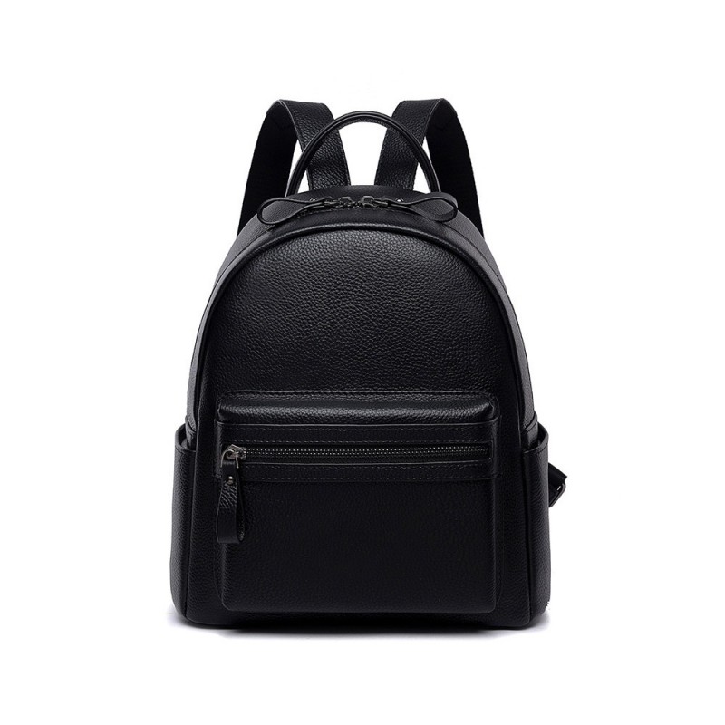 Жіночий шкіряний рюкзак Esther чорний