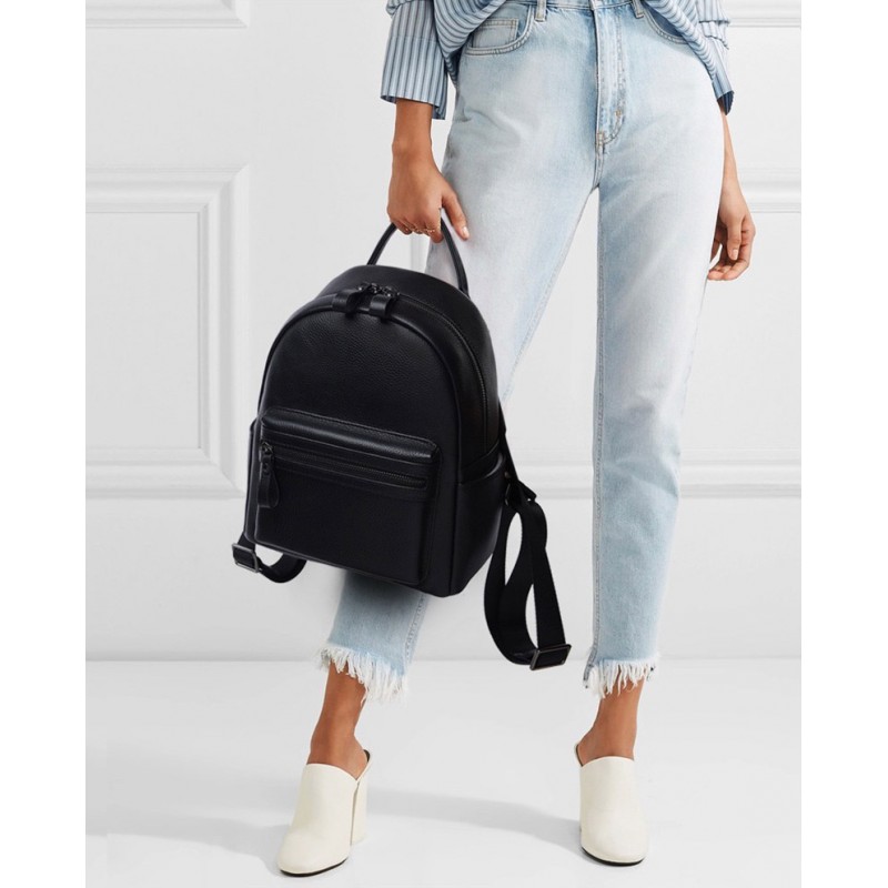 Женский кожаный рюкзак Esther черный - 2 фото