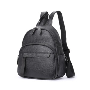 Женский рюкзак Christy кожаный черный