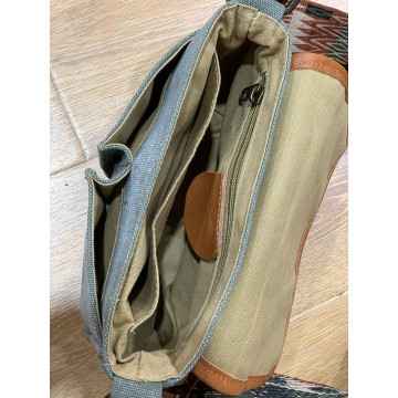 Женская сумка через плечо Peggy с орнаментом хаки фото