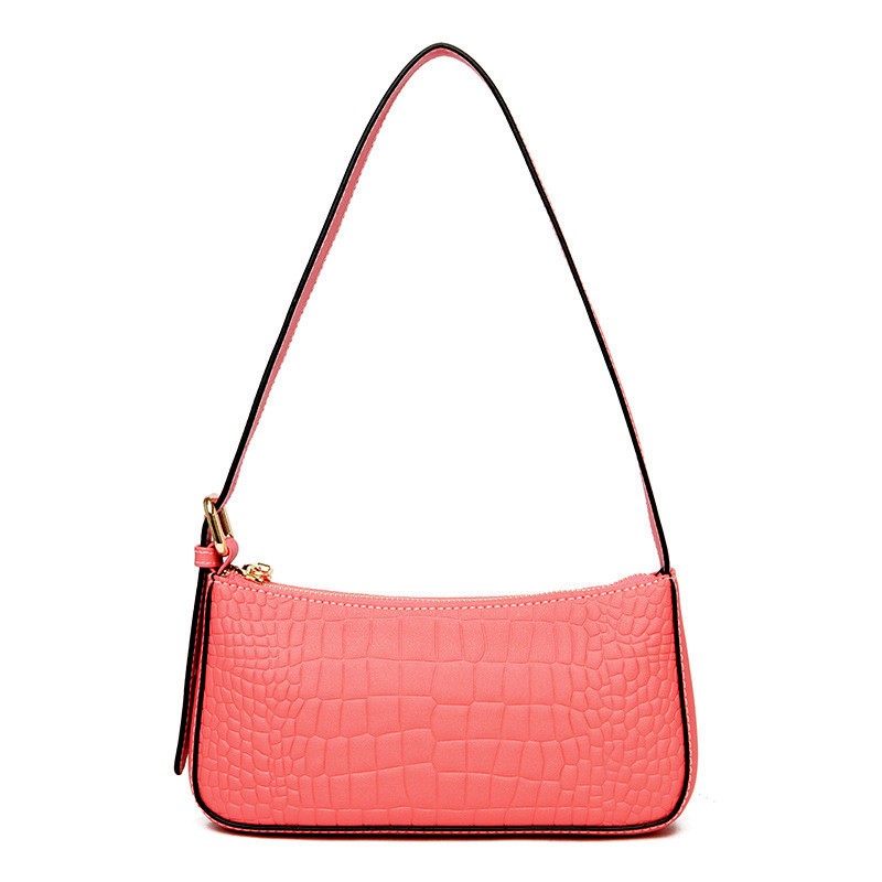 Жіноча шкіряна сумка Ella коралова фото