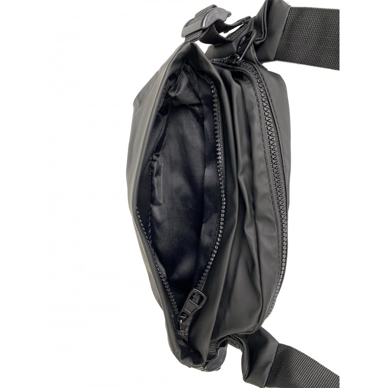 Сумка бананка на пояс чорна Williams - 3 фото