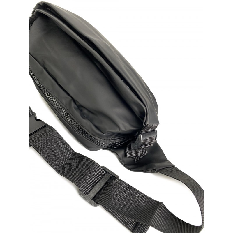 Сумка бананка на пояс черная Williams - 4 фото