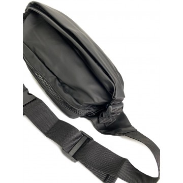 Сумка бананка на пояс чорна Williams фото