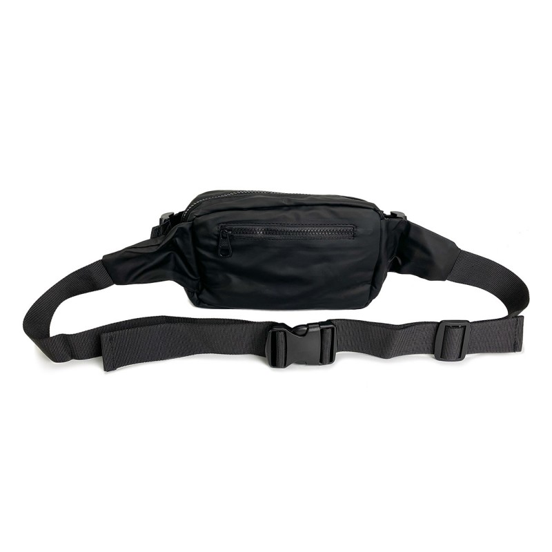 Сумка бананка на пояс чорна Williams - 1 фото