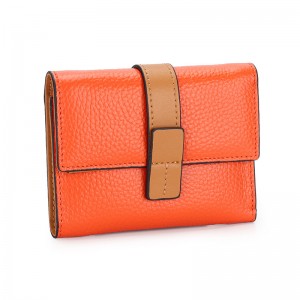 Жіночий шкіряний гаманець Kelly помаранчевий