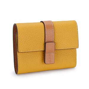 Жіночий шкіряний гаманець Rachel гірчичний