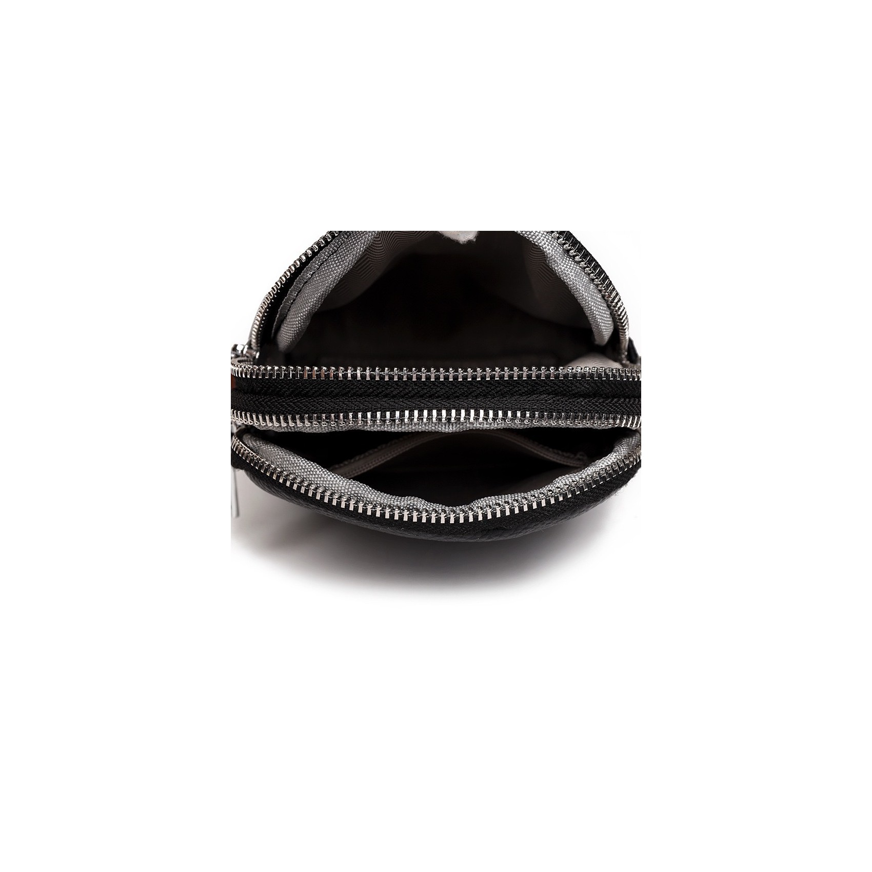 Жіноча шкіряна сумка через плече Valerie чорна