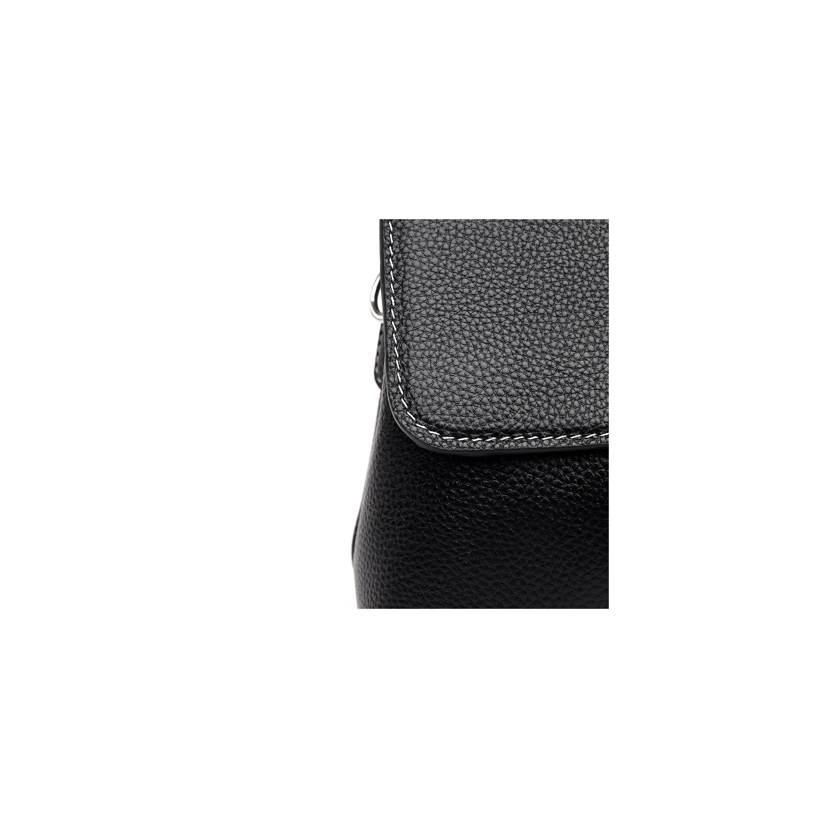 Жіноча шкіряна сумка Charlotte чорна