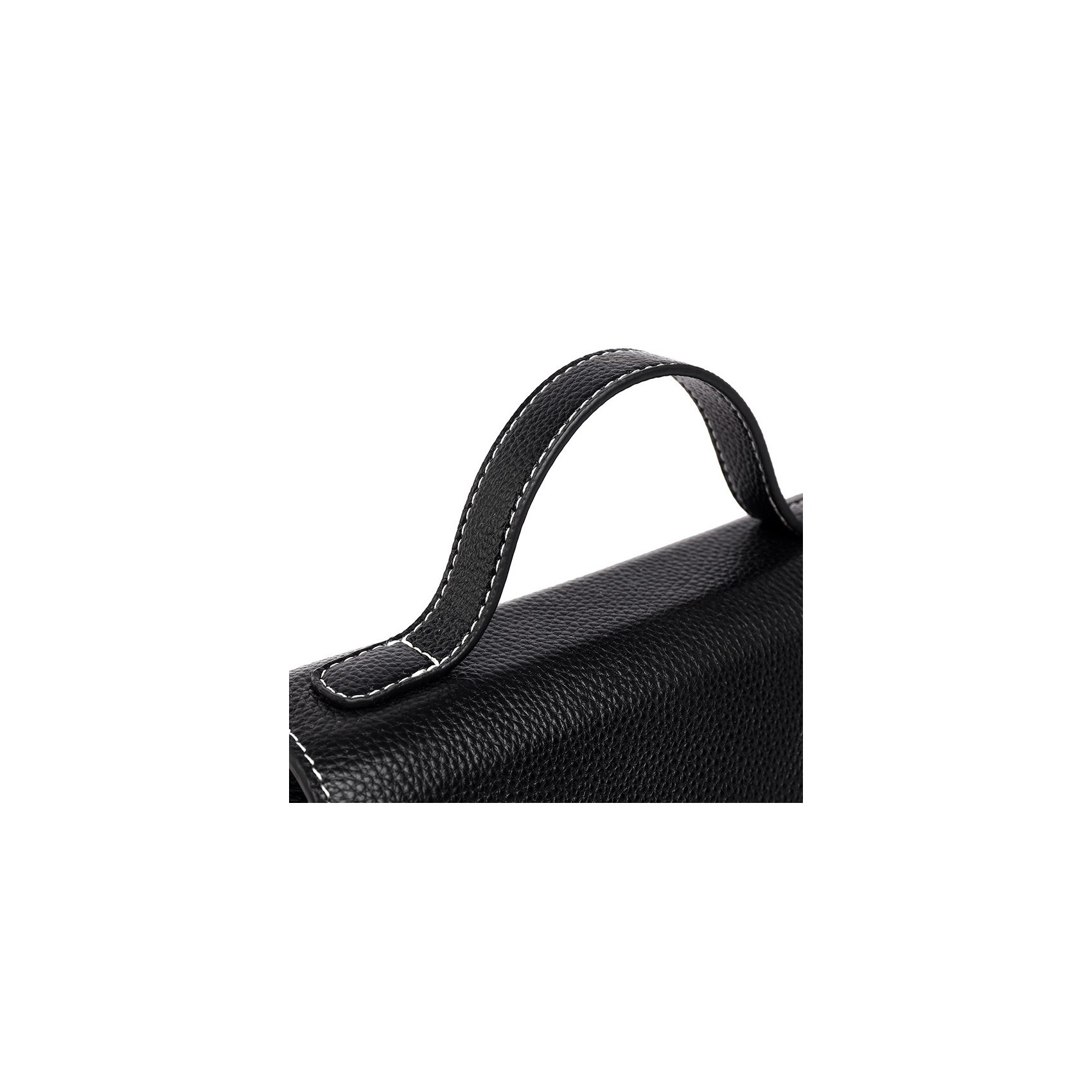 Женская кожаная сумка Charlotte черная