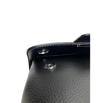 Женская кожаная сумка Charlotte черная фото