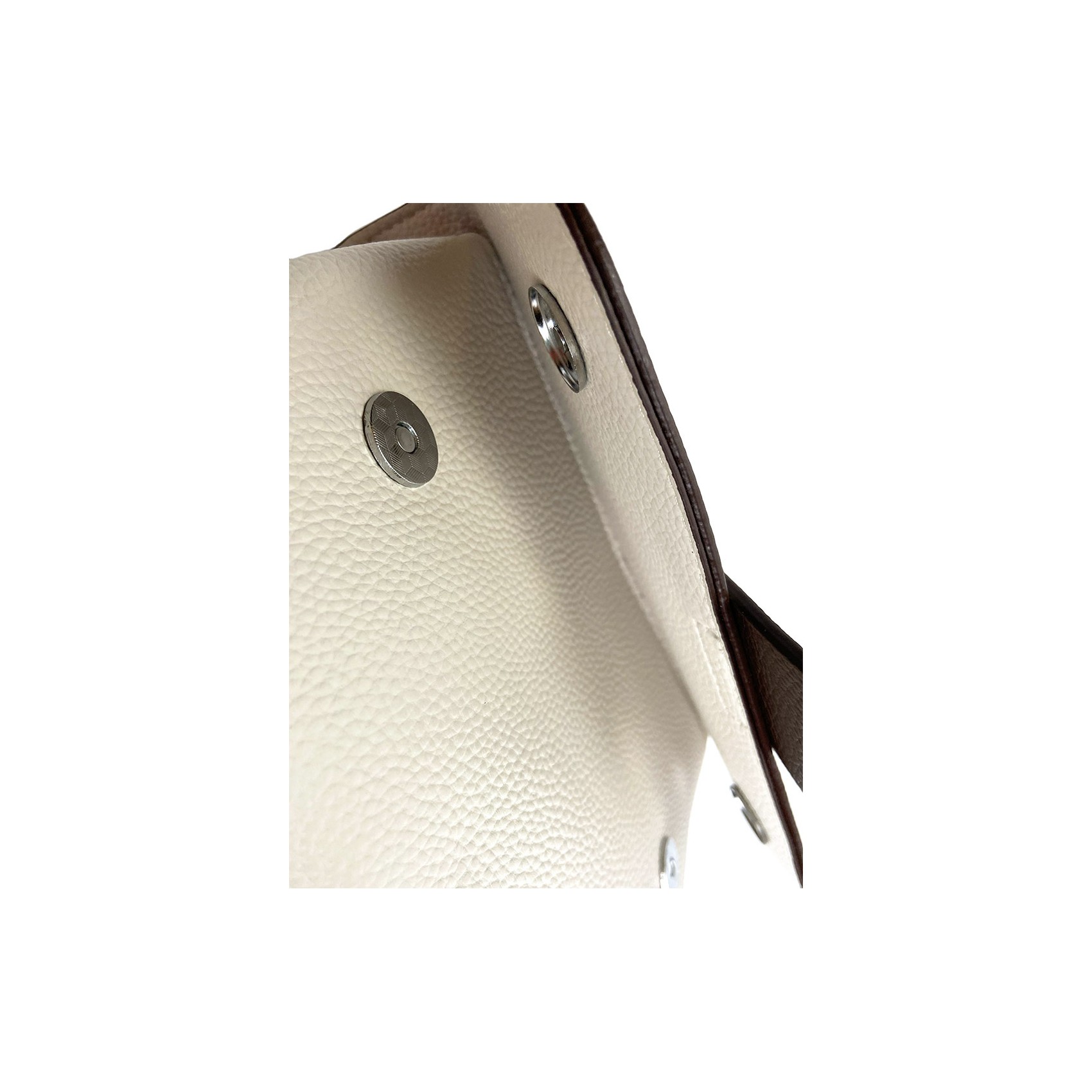 Женская кожаная сумка Charlotte молочная