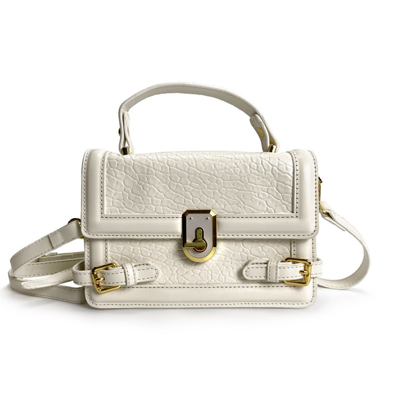 Жіноча сумка-клатч Krystal молочна фото