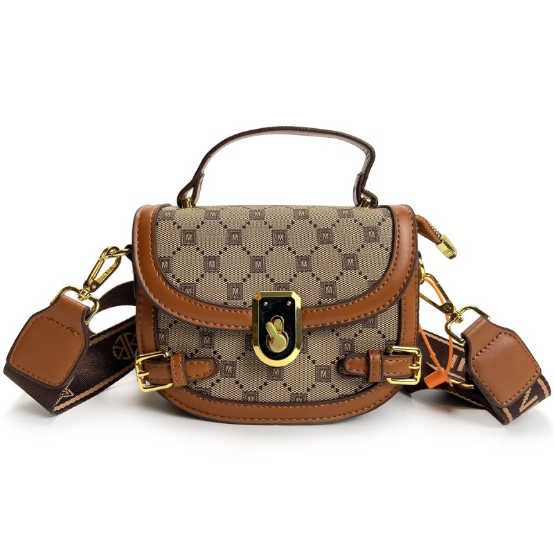 Женская сумка кросс боди Lauren бежевая