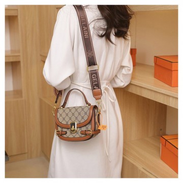 Женская сумка кросс боди Lauren бежевая фото