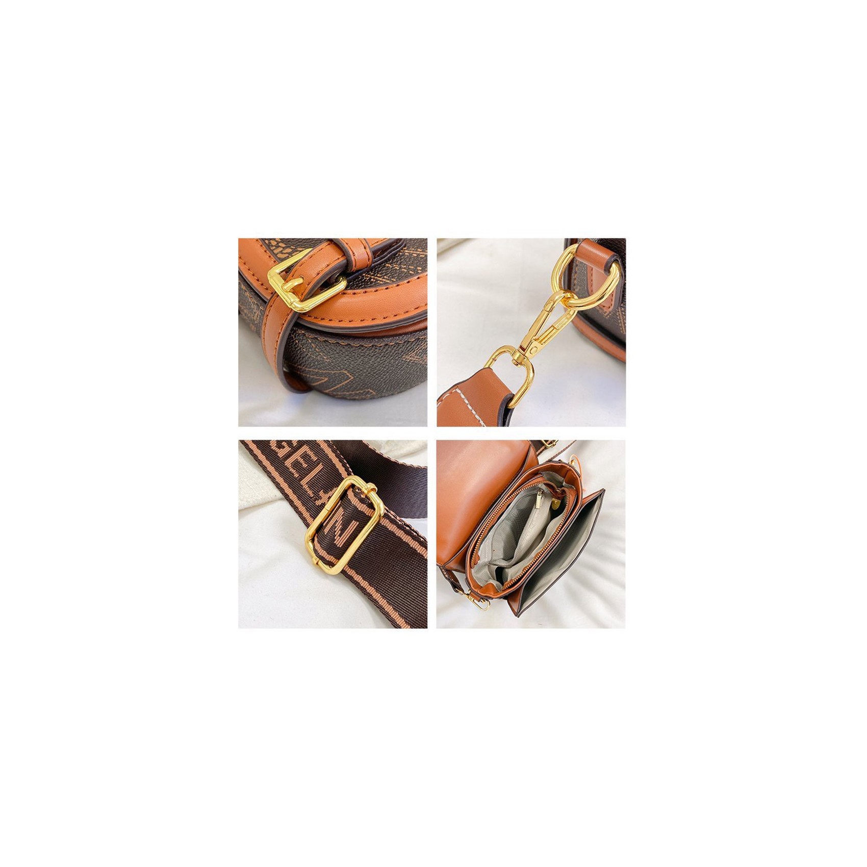 Жіноча сумка крос боді Lauren коричнева