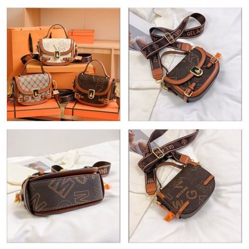 Женская сумка кросс боди Lauren коричневая фото