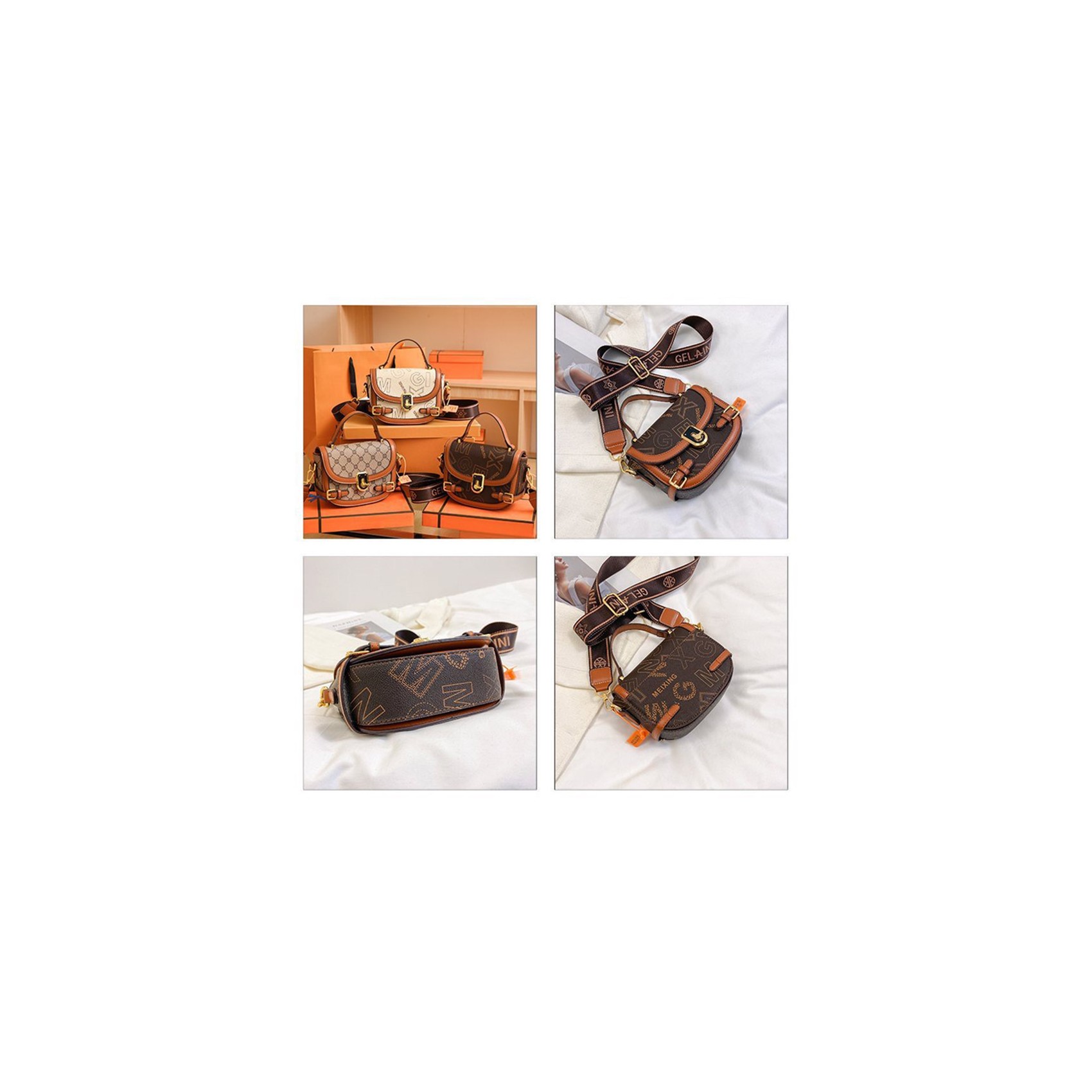 Жіноча сумка крос боді Lauren коричнева