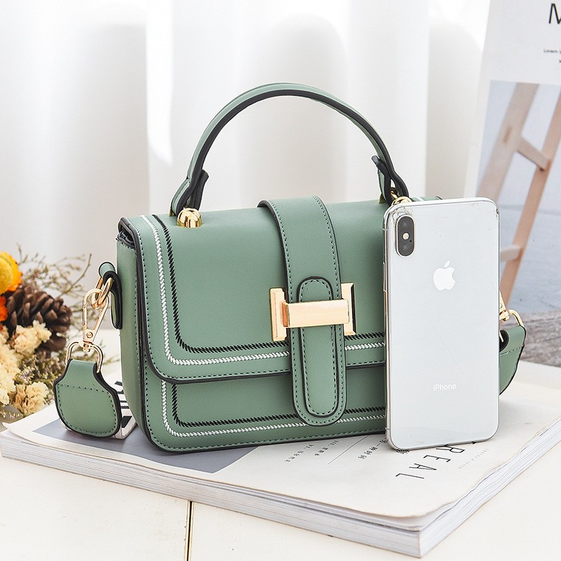 Женская сумка кросс боди Melissa мятная - 3 фото