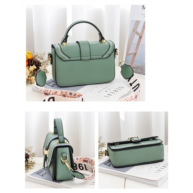 Жіноча сумка крос боді Melissa м'ятна - 7 фото