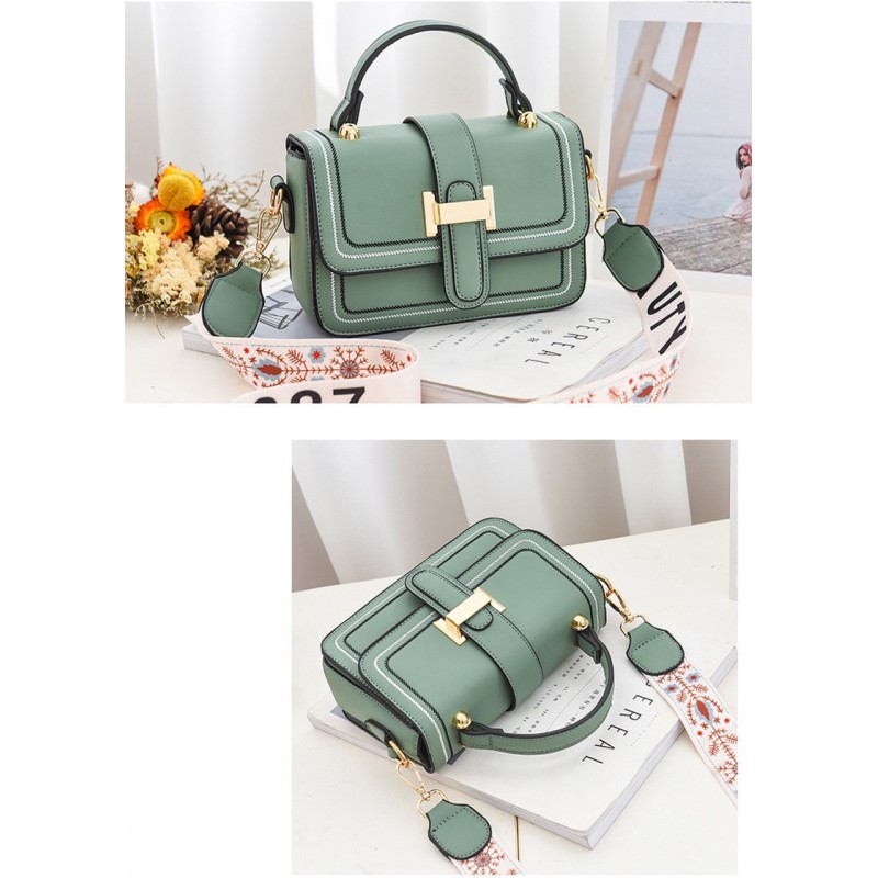 Жіноча сумка крос боді Melissa м'ятна - 8 фото