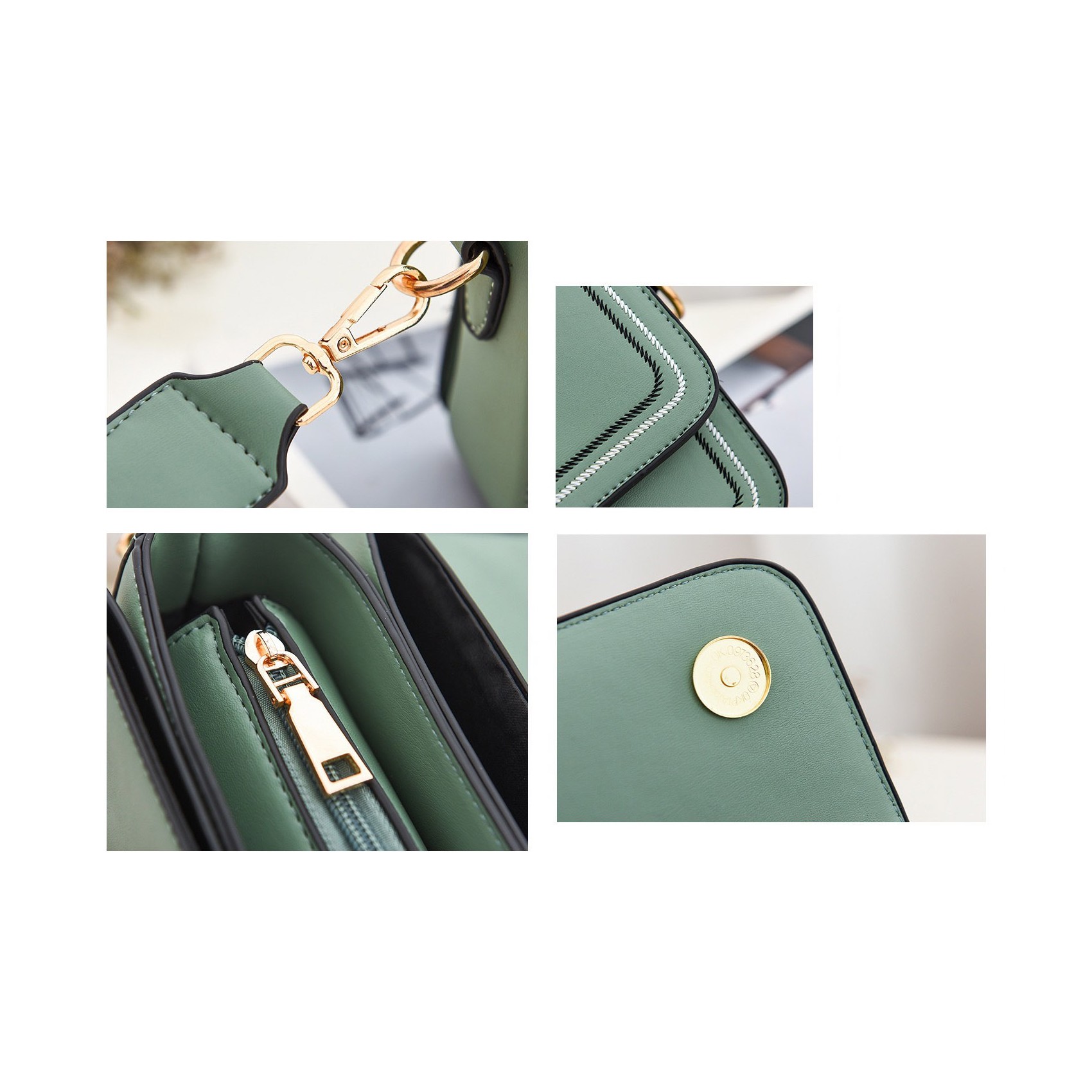 Женская сумка кросс боди Melissa мятная