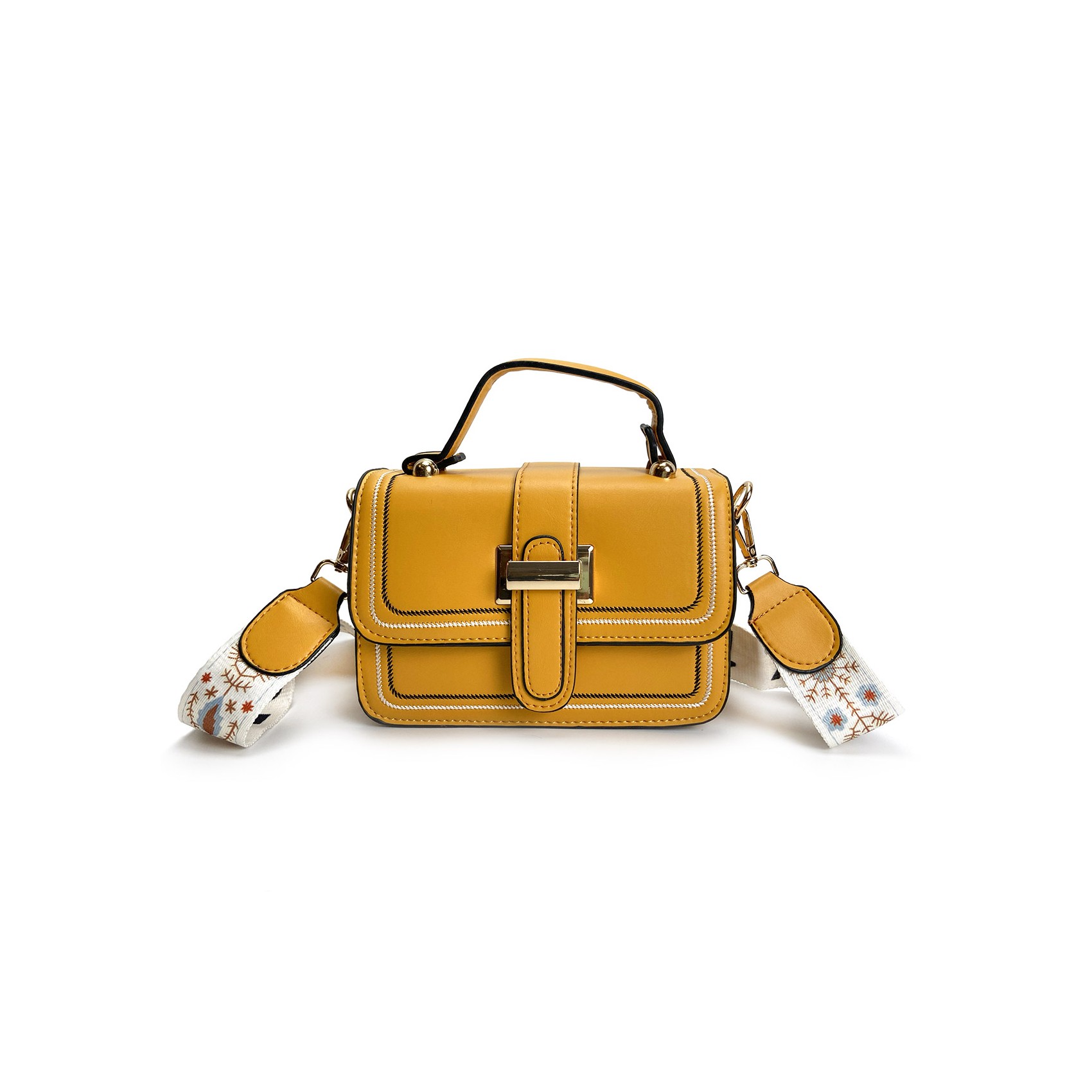 Жіноча сумка крос боді Melissa жовта