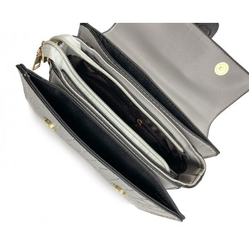 Женская сумка кросс боди Lillian серая фото