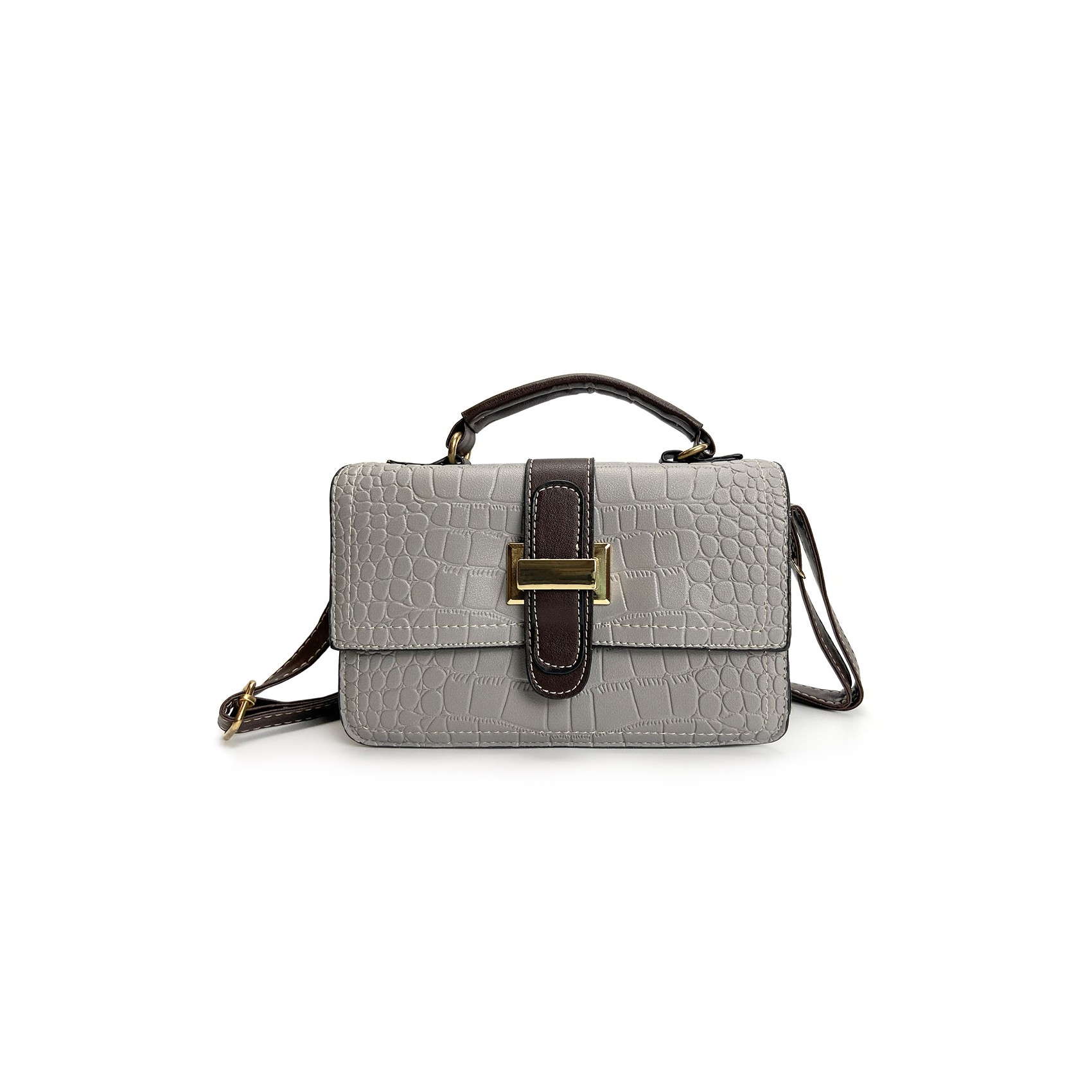 Жіноча сумка крос боді Lillian сіра