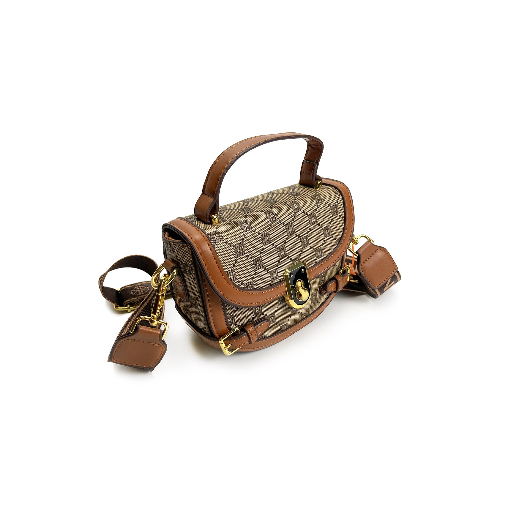 Жіноча сумка крос боді Lauren бежева