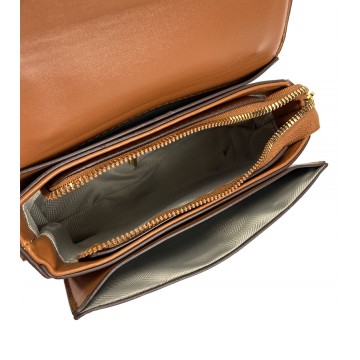 Женская сумка кросс боди Lauren коричневая фото