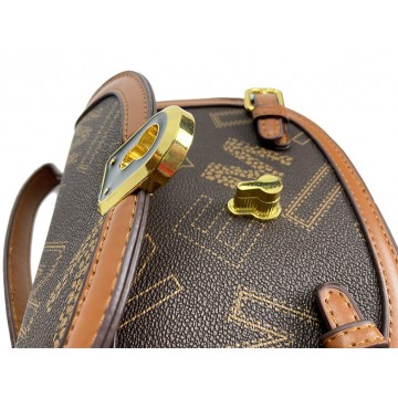 Жіноча сумка крос боді Lauren коричнева фото