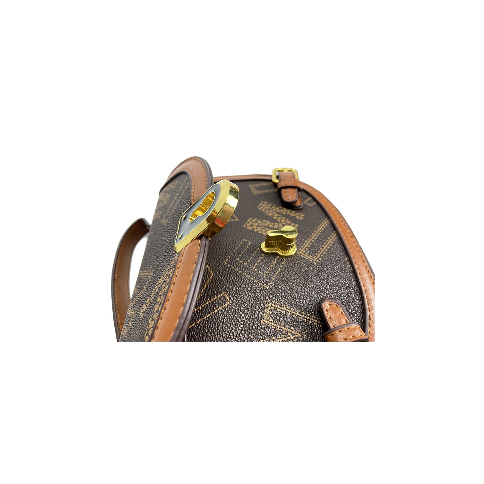 Женская сумка кросс боди Lauren коричневая