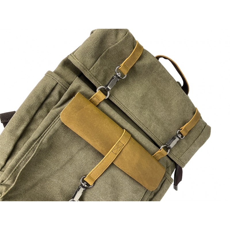 Чоловічий міський рюкзак Fridrich хакі - 5 фото