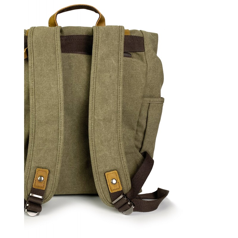 Мужской городской рюкзак Fridrich хаки - 7 фото