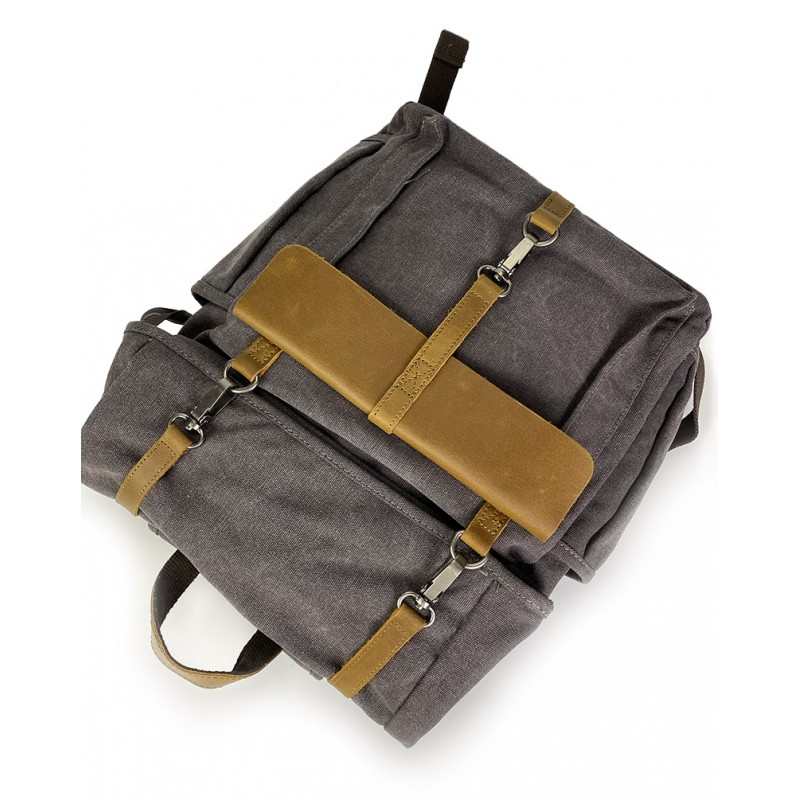 Мужской городской рюкзак Fridrich графит - 4 фото