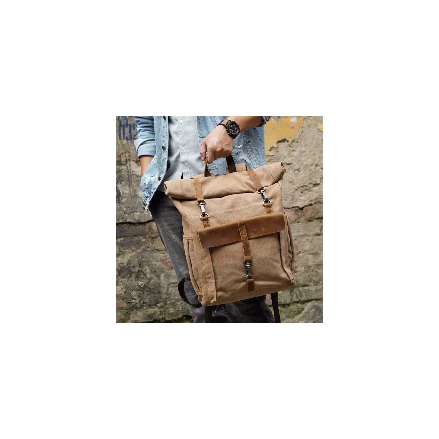 Чоловічий міський рюкзак Fridrich світло-коричневий