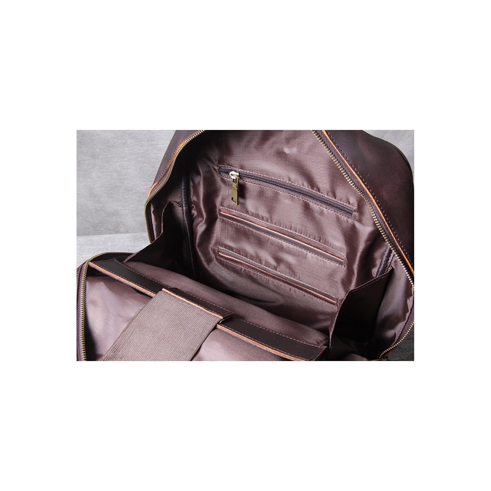 Чоловічий шкіряний рюкзак Benedict темно-коричневий