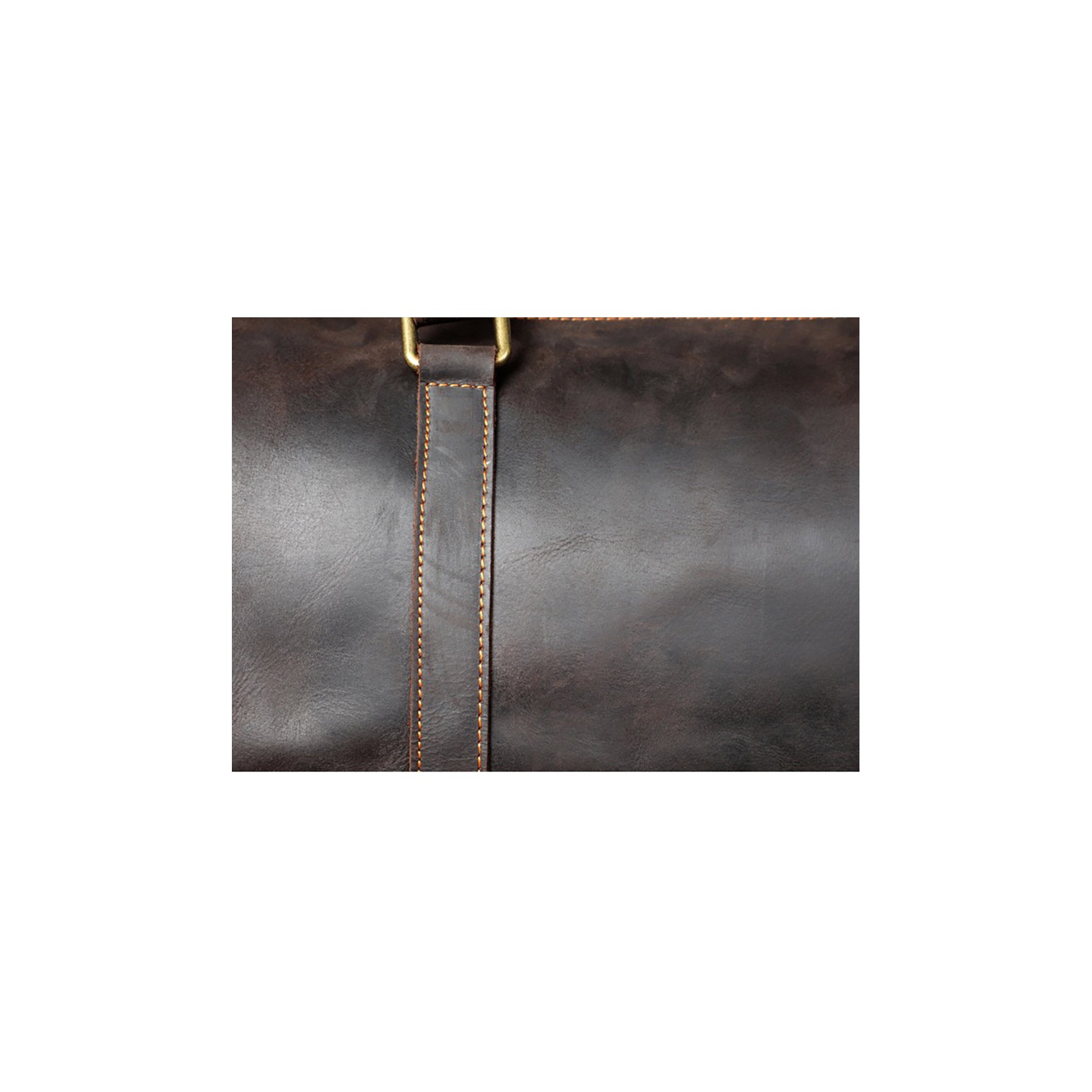 Мужская кожаная дорожная сумка Weinstein темно-коричневая