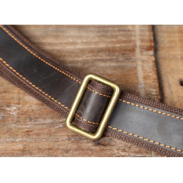 Мужская кожаная дорожная сумка Weinstein темно-коричневая фото