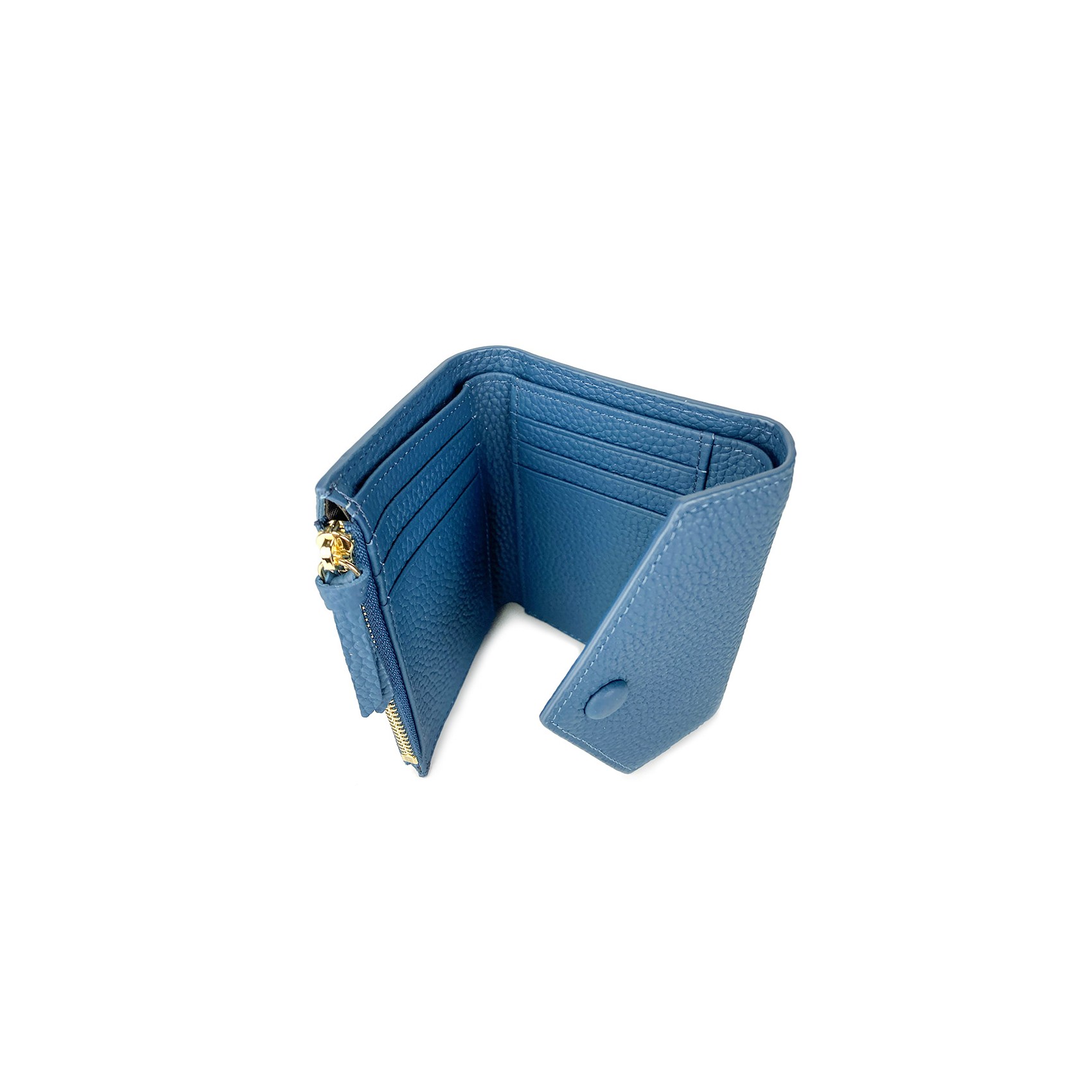 Жіночий шкіряний гаманець Ellie синій