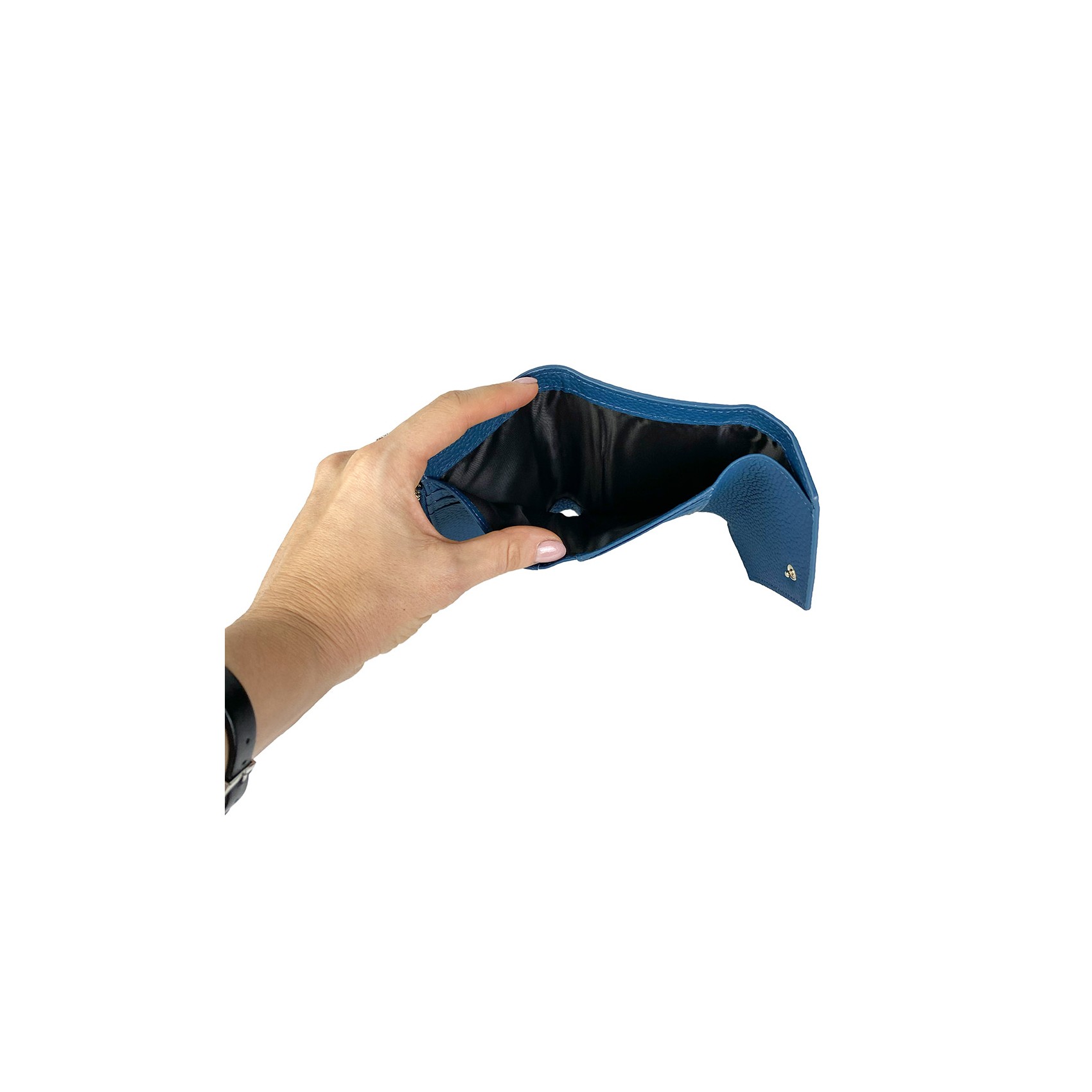 Жіночий шкіряний гаманець Ellie синій