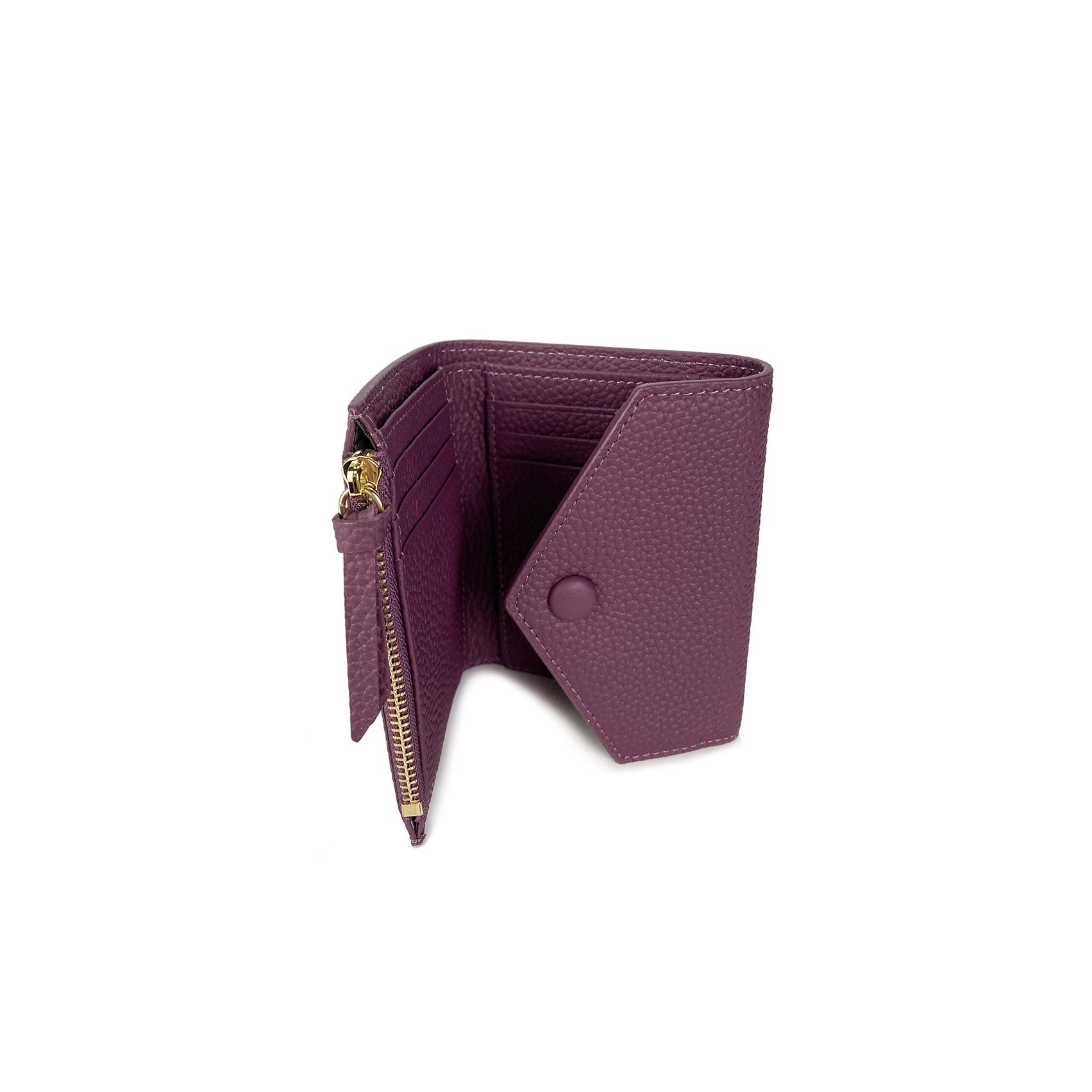 Жіночий шкіряний гаманець Ellie фіолетовий