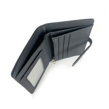 Женский кожаный кошелек Annie черный фото