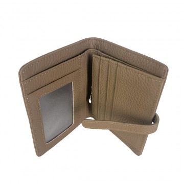 Женский кожаный кошелек Annie коричневый фото