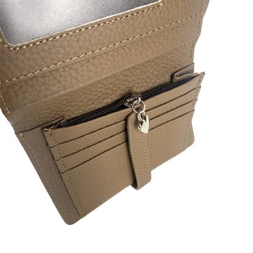 Жіночий шкіряний гаманець Annie коричневий фото