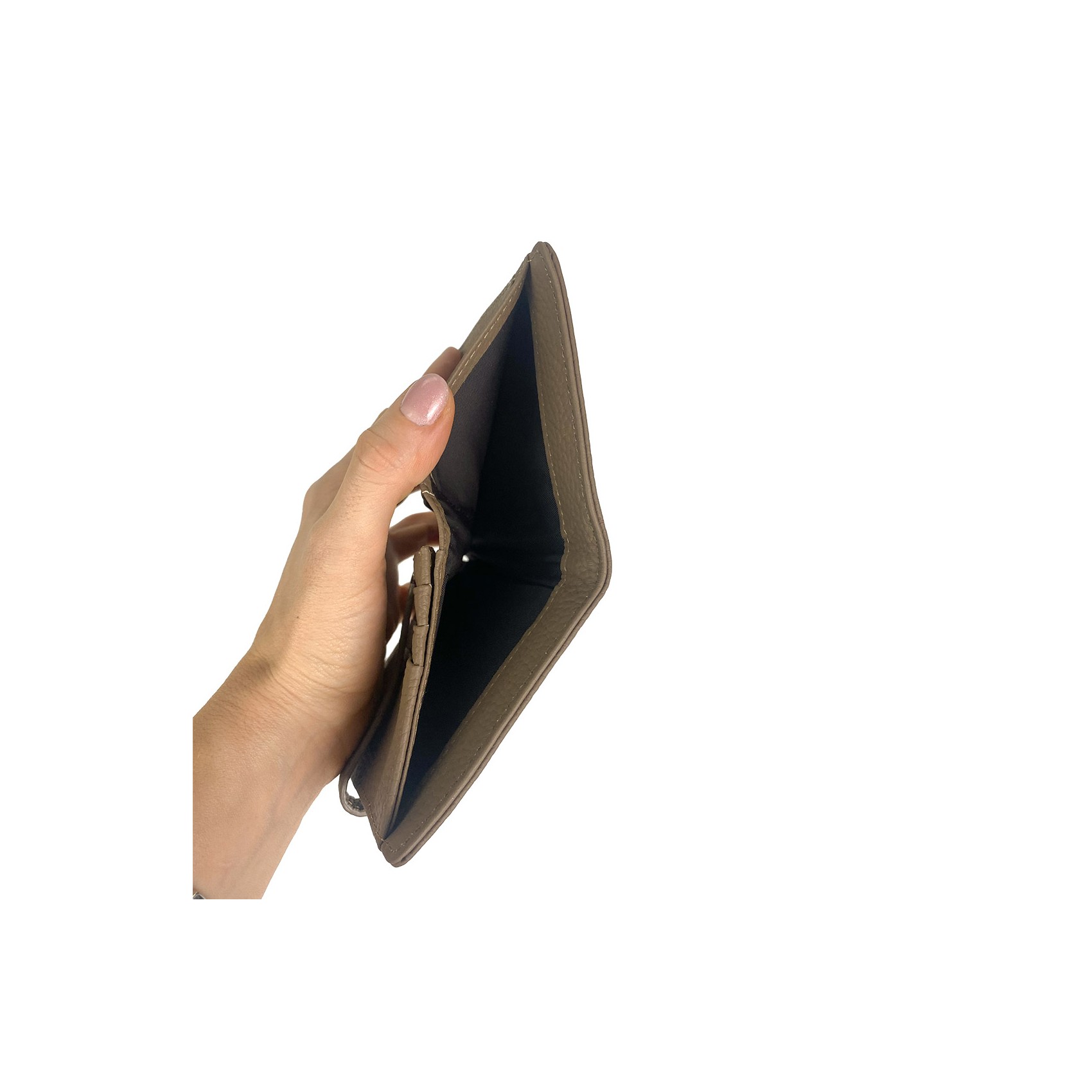 Женский кожаный кошелек Annie коричневый