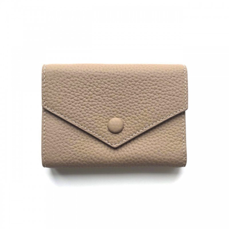 Жіночий шкіряний гаманець Ellie бежевий - 1 фото