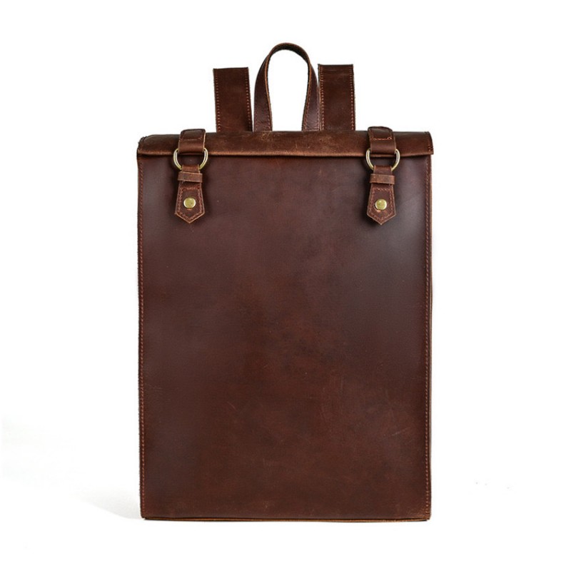 Мужской кожаный рюкзак Barnard коричневый фото